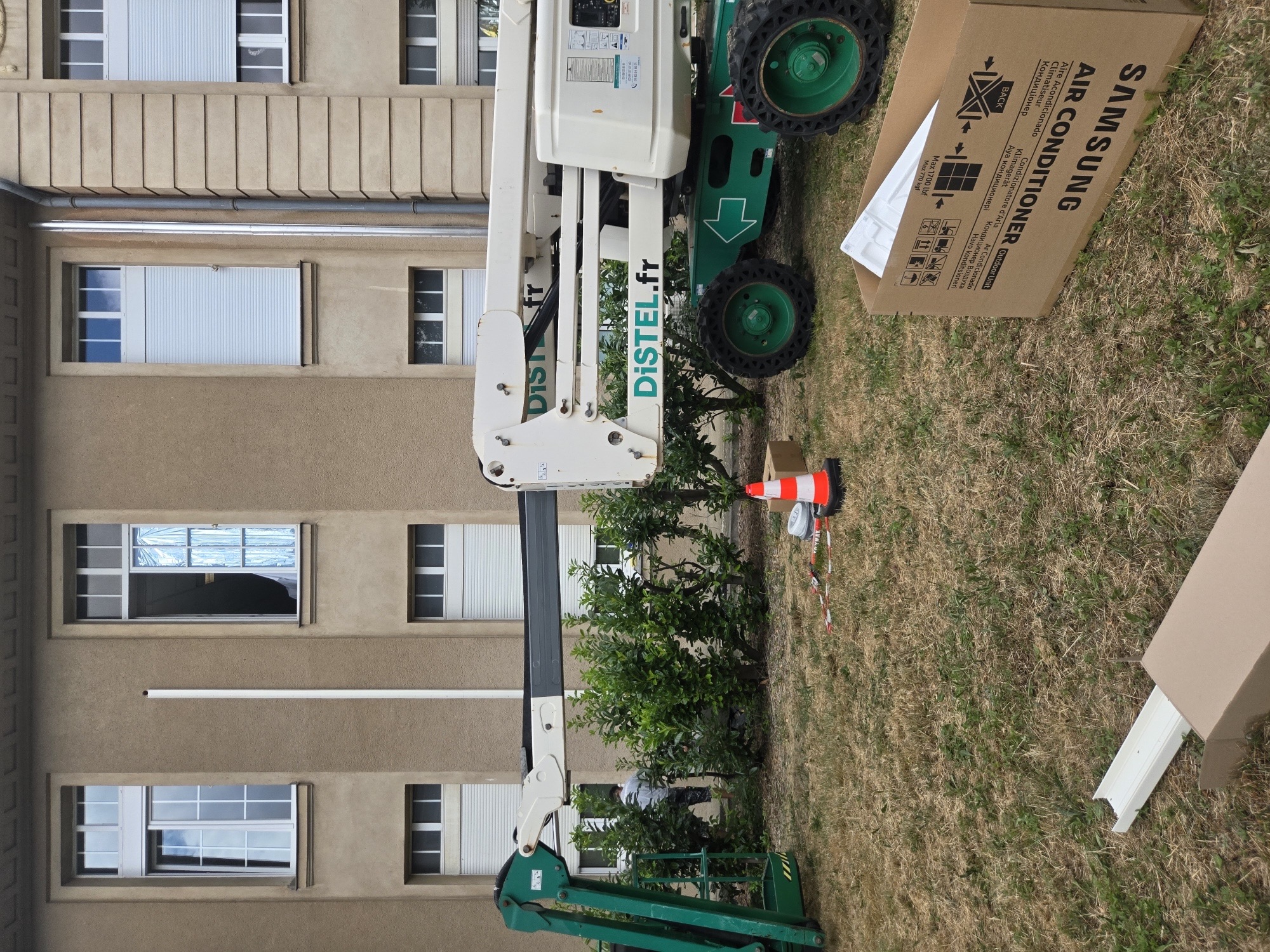 Intervention en hauteur sur façade